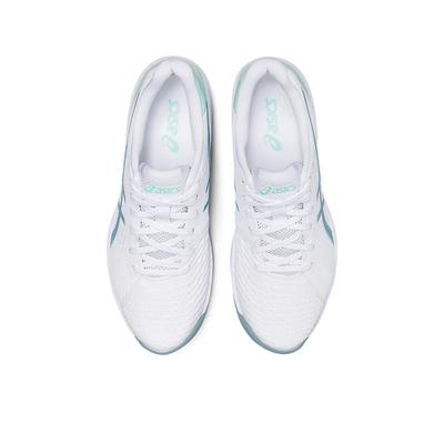 Asics Womens Solution Swift FF Tennis Shoes - White/Smoke Blue - main image