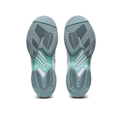 Asics Womens Solution Swift FF Tennis Shoes - White/Smoke Blue