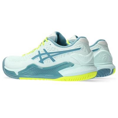 Asics Womens GEL-Resolution 9 Tennis Shoes - Soothing Sea/Gris Blue - main image