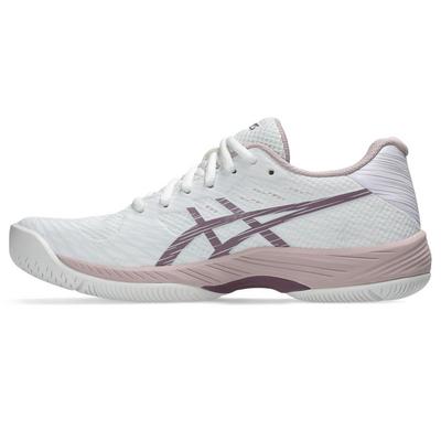 Asics Womens Gel-Game 9 Tennis Shoes - White/Dusty Mauve - main image