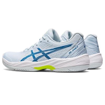 Asics Womens GEL-Game 9 Tennis Shoes - Sky/Reborn Blue - main image