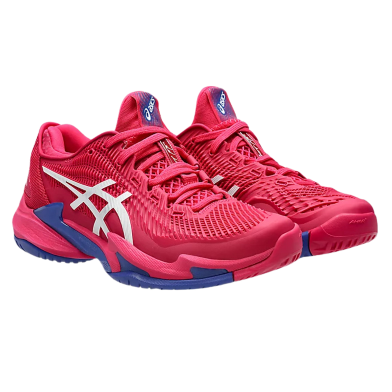 Asics Womens Court FF 3 Tennis Shoes - Bright Rose/Cream - main image