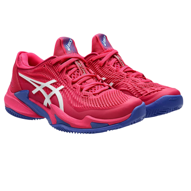 Asics Womens Court FF 3 Clay Court Tennis Shoes - Bright Rose/White - main image