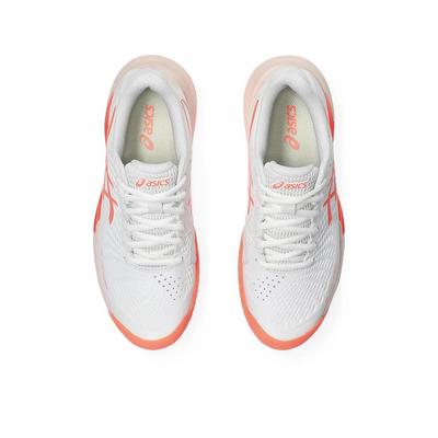 Asics Womens GEL-Challenger 14 Tennis Shoes - White/Sun Coral - main image