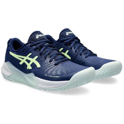 Asics Womens GEL-Challenger 14 Tennis Shoes - Blue Expanse/Illuminate Yellow - main image