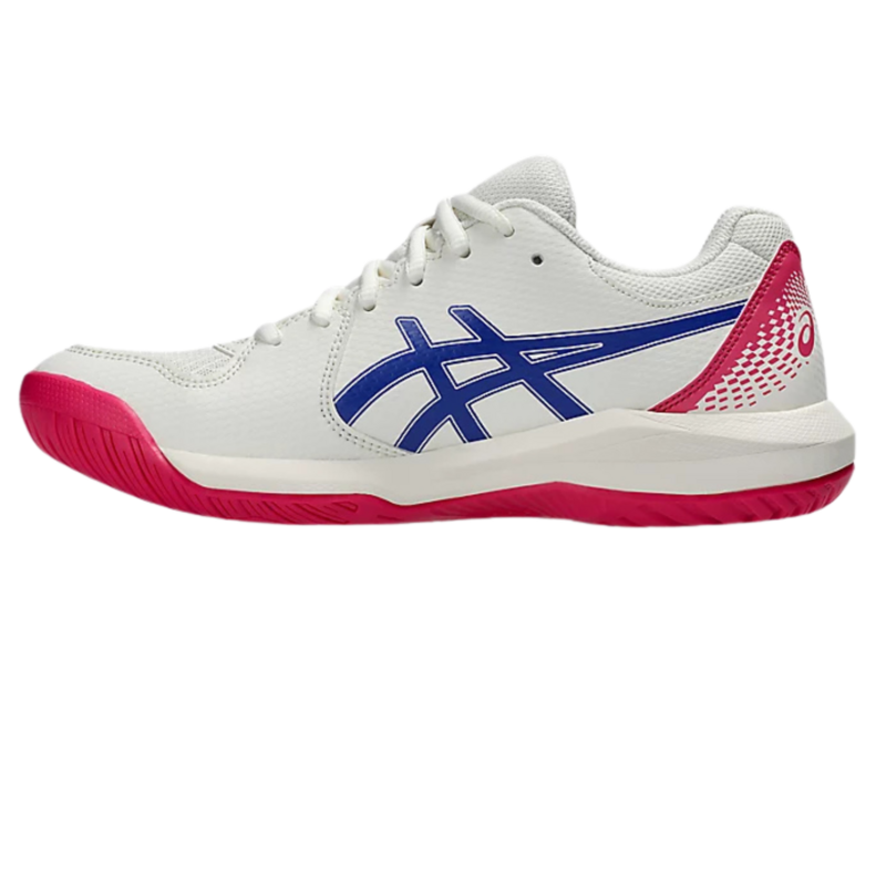 Asics Womens GEL-Dedicate 8 Tennis Shoes - Cream/Dark Cobalt - main image