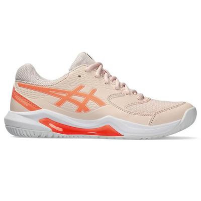 Asics Womens GEL-Dedicate 8 Tennis Shoes - Pearl Pink/Sun Coral - main image