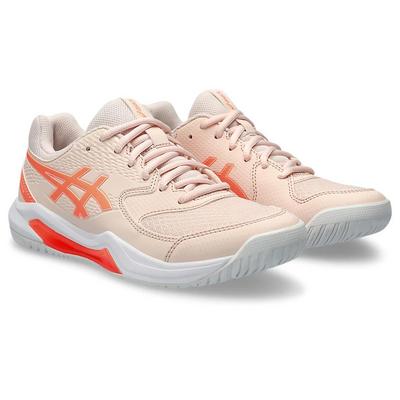 Asics Womens GEL-Dedicate 8 Tennis Shoes - Pearl Pink/Sun Coral - main image