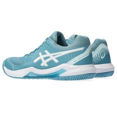 Asics Womens GEL-Dedicate 8 Tennis Shoes - Gris Blue/White - main image