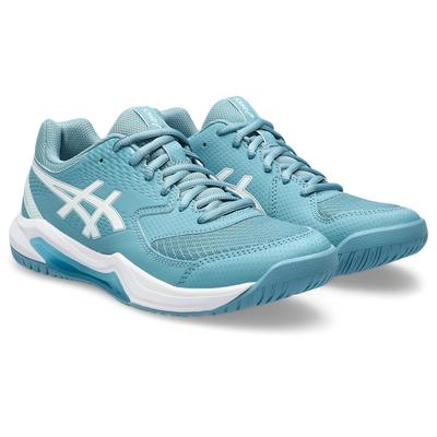 Asics Womens GEL-Dedicate 8 Tennis Shoes - Gris Blue/White - main image