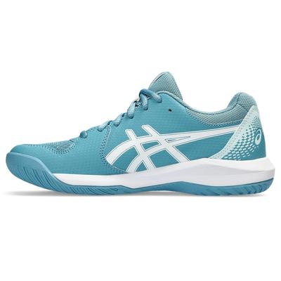 Asics Womens GEL-Dedicate 8 Tennis Shoes - Gris Blue/White - main image