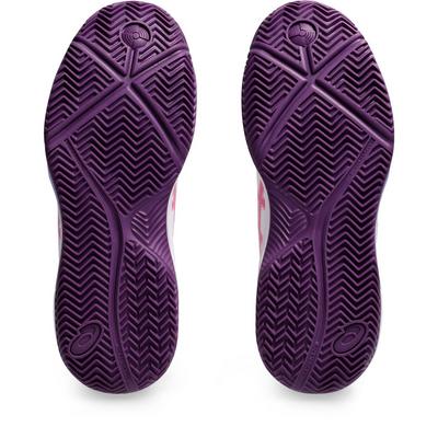 Asics Womens Gel-Dedicate 8 Padel Shoes - White/Dragon Fruit - main image