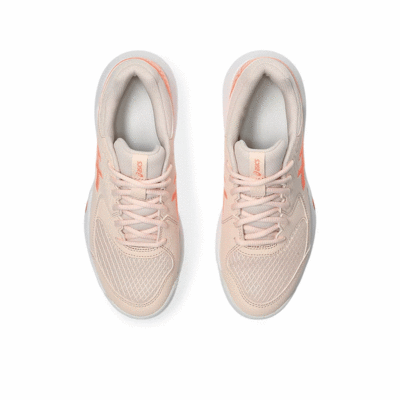 Asics Womens GEL-Dedicate 8 Clay Tennis Shoes - Pearl Pink/Sun Coral - main image