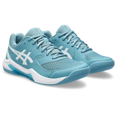 Asics Womens Gel-Dedicate 8 Carpet Tennis Shoes - Gris Blue/White - main image