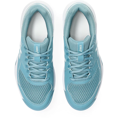 Asics Womens Gel-Dedicate 8 Carpet Tennis Shoes - Gris Blue/White