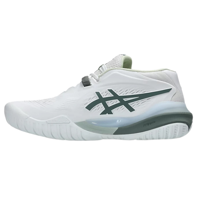 Asics Womens GEL-Resolution X Tennis Shoes - White/Monument Blue - main image