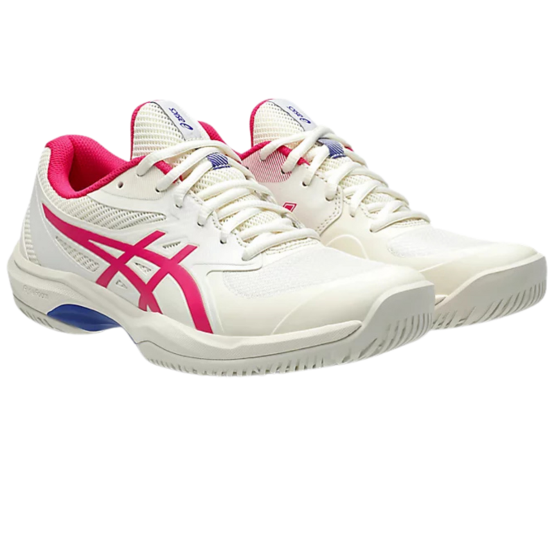 Asics Womens Game FF Tennis Shoes - Cream/Bright Rose - main image