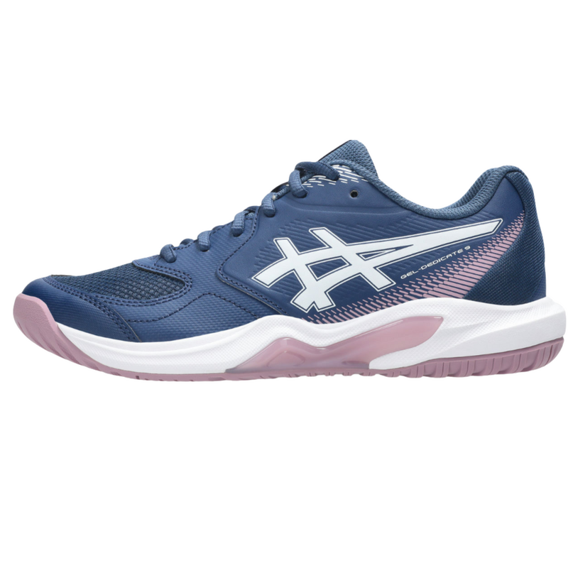 Asics Womens GEL-Dedicate 9 Tennis Shoes - Independence Blue/White - main image