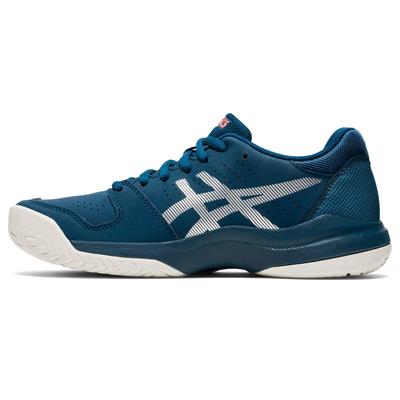 Asics Kids GEL-Game 7 GS Tennis Shoes - Mako Blue/Pure Silver - main image