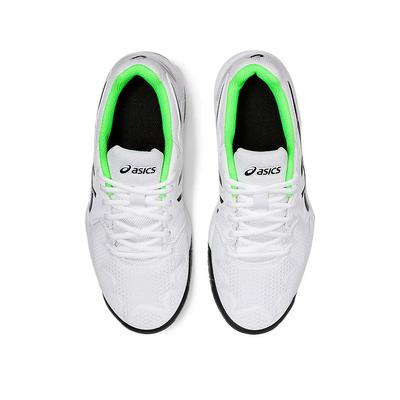 Asics Kids GEL-Resolution 8 GS Tennis Shoes - White/Green Gecko