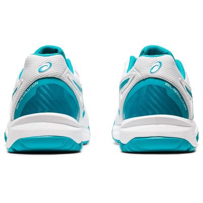 Asics Kids GEL-Resolution 8 GS Tennis Shoes - White/Lagoon - main image