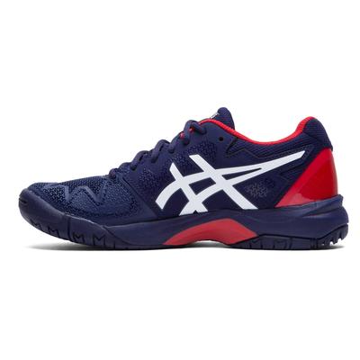 Asics Kids GEL-Resolution 8 GS Tennis Shoes - Peacoat/Red - main image