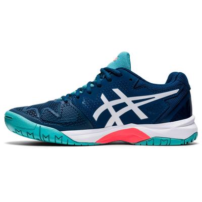 Asics Kids GEL-Resolution 8 GS Tennis Shoes - Mako Blue/White - main image