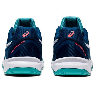 Asics Kids GEL-Resolution 8 GS Tennis Shoes - Mako Blue/White - main image