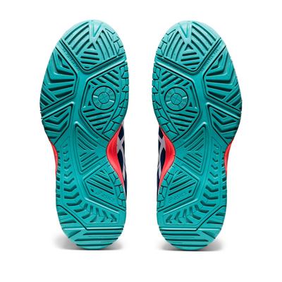 Asics Kids GEL-Resolution 8 GS Tennis Shoes - Mako Blue/White - main image