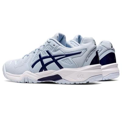 Asics Kids Gel-Resolution 8 Tennis Shoes - Soft Sky/Dive Blue - main image