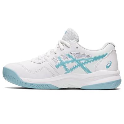 Asics Kids Gel-Game 8 Tennis Shoes - White/Smoke Blue - main image