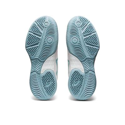 Asics Kids Gel-Game 8 Tennis Shoes - White/Smoke Blue - main image
