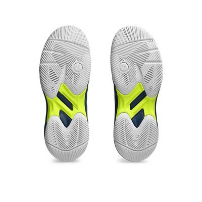 Asics Kids Gel-Game 9 Tennis Shoes - White/Mako Blue - main image
