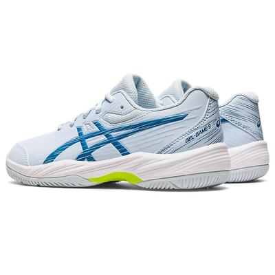 Asics Kids Gel-Game 9 Tennis Shoes - Sky/Reborn Blue