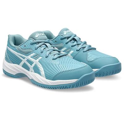 Asics Kids Gel-Game 9 Tennis Shoes - White/Gris Blue - main image