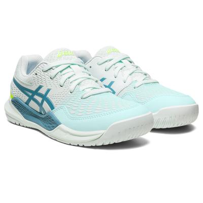 Asics Kids Gel-Resolution 9 Tennis Shoes - Blue/White - main image