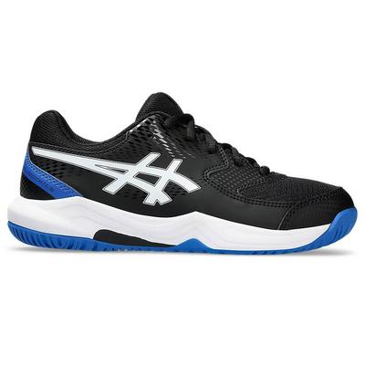 Asics Kids Gel-Dedicate 8 Tennis Shoes - Black/Tuna Blue - main image