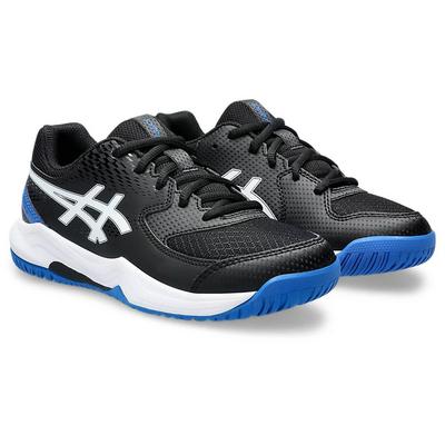 Asics Kids Gel-Dedicate 8 Tennis Shoes - Black/Tuna Blue - main image