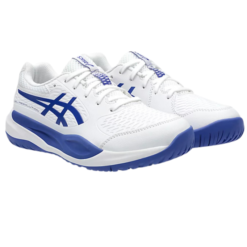 Asics Kids Gel-Resolution X Tennis Shoes - White/ Dark Cobalt - main image
