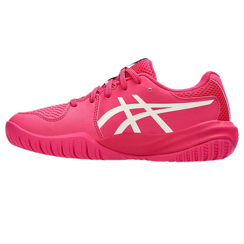 Asics Kids Gel-Resolution X Tennis Shoes - Bright Rose/Cream - main image