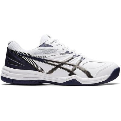 Asics Mens Court Slide 2 - White/Gunmetal