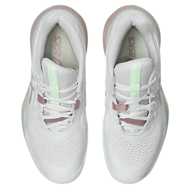 Asics Womens GEL-Resolution X Tennis Shoes - White/Morganite - main image