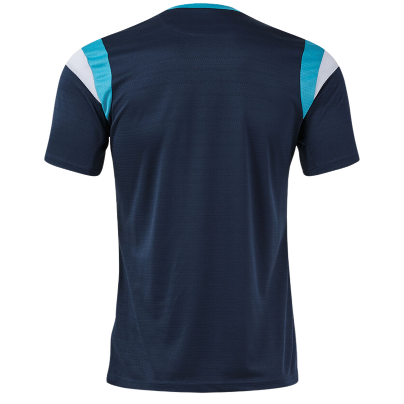 Joma Mens Terra Short Sleeve T-Shirt - Dark Navy / Fluor Turquoise - main image