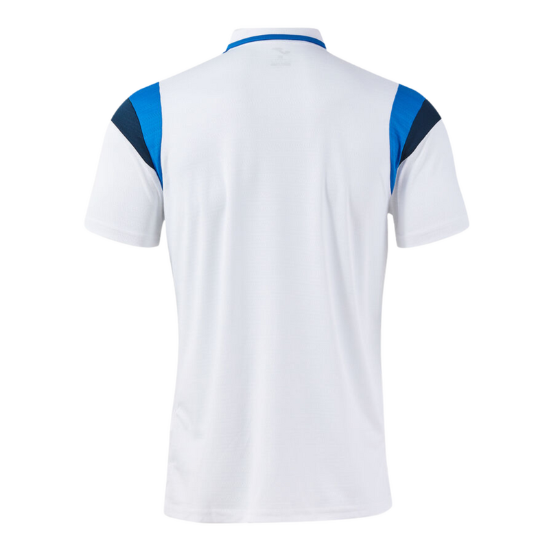 Joma Mens Terra Short Sleeve Polo Shirt - White/Royal Blue - main image