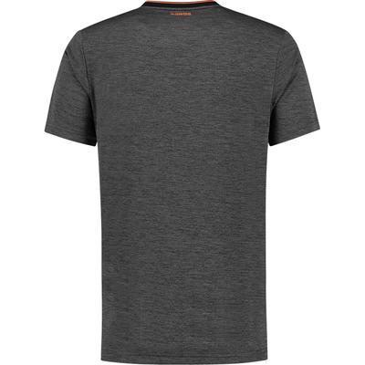 K-Swiss Mens Hypercourt Double Crew Tee - Jet Black Melange
