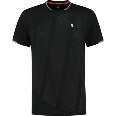 K-Swiss Mens Hypercourt Shield Crew Tee 2 - Jet Black - main image