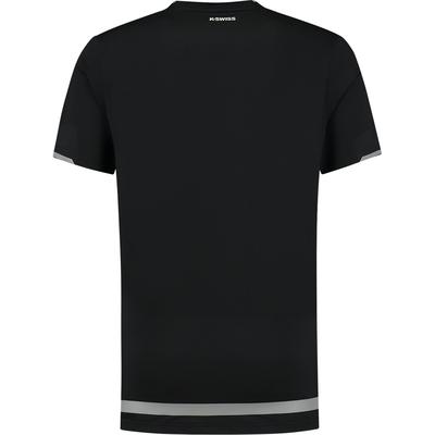 K-Swiss Mens Hypercourt Shield Crew Tee 2 - Jet Black - main image