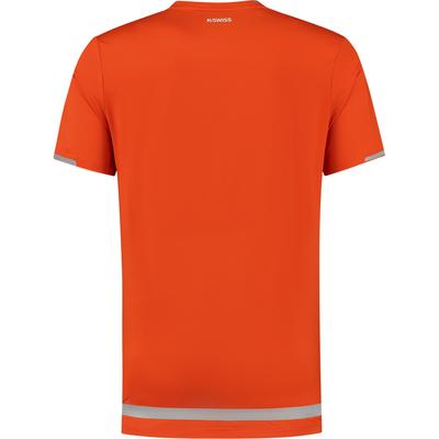 K-Swiss Mens Hypercourt Shield Crew Tee 2 - Spicy Orange - main image