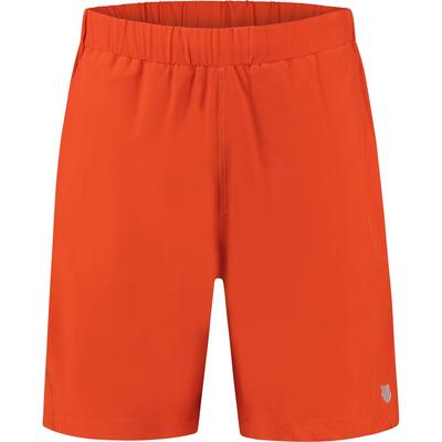 K-Swiss Mens Hypercourt Stripe Shorts - Spicy Orange - main image