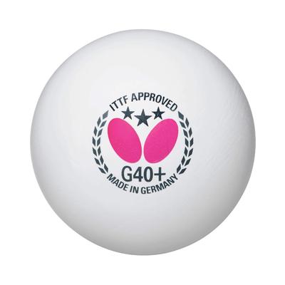 Butterfly G40 3 Star Table Tennis Balls (White) - Pack of 12